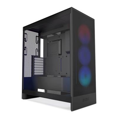 NZXT H7 Flow RGB Mid Tower Case Black - NZXT | TechFinder UK
