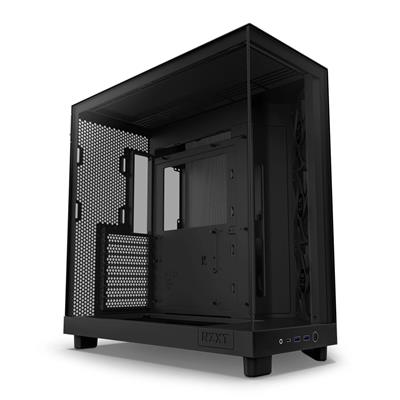 NZXT H6 Flow Mid Tower Case Black - NZXT | TechFinder UK