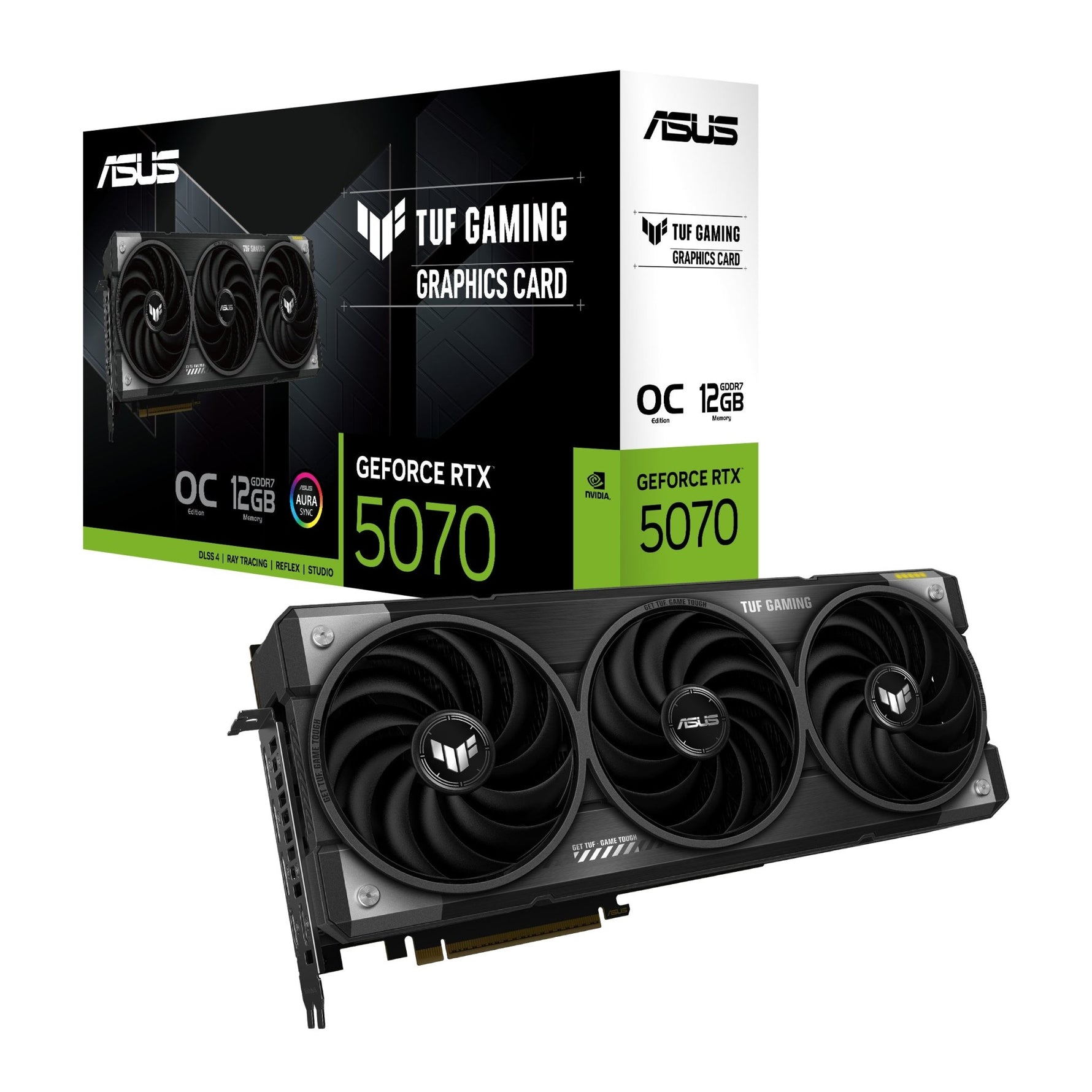 ASUS GeForce RTX 5070 TUF Gaming OC 12GB GDDR7 Graphics Card - ASUS | TechFinder UK