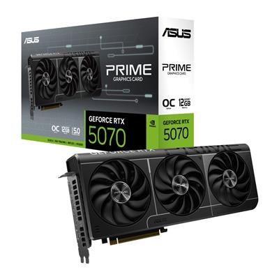 ASUS GeForce RTX 5070 Prime OC 12GB GDDR7 Graphics Card - ASUS | TechFinder UK
