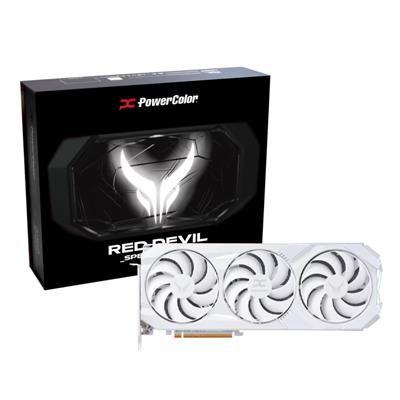 PowerColor Radeon RX 9070 XT Red Devil OC White 16GB GDDR6 Graphics Card - PowerColor | TechFinder UK