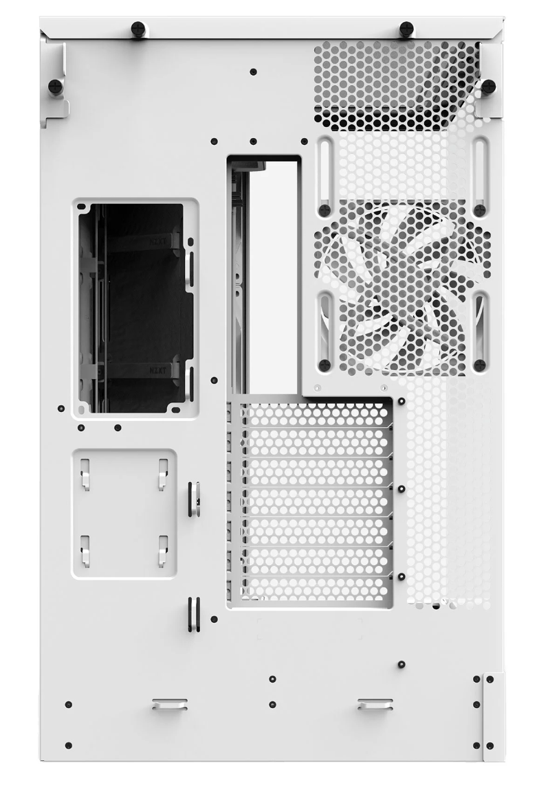 NZXT H9 Flow RGB (2025) Tempered Glass Dual Chamber Mid Tower with F420 RGB Core White