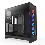 NZXT H9 Flow RGB Mid Tower Case Black - NZXT | TechFinder UK