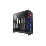 NZXT H9 Flow RGB Dual Chamber Mid Tower Case - Black
