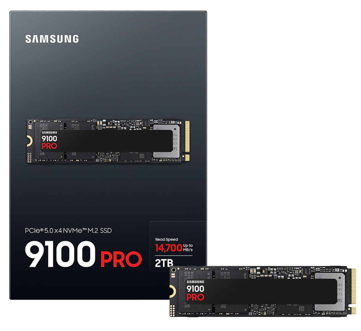 Samsung 9100 Pro 2TB PCIe 5.0 NVMe M.2 SSD