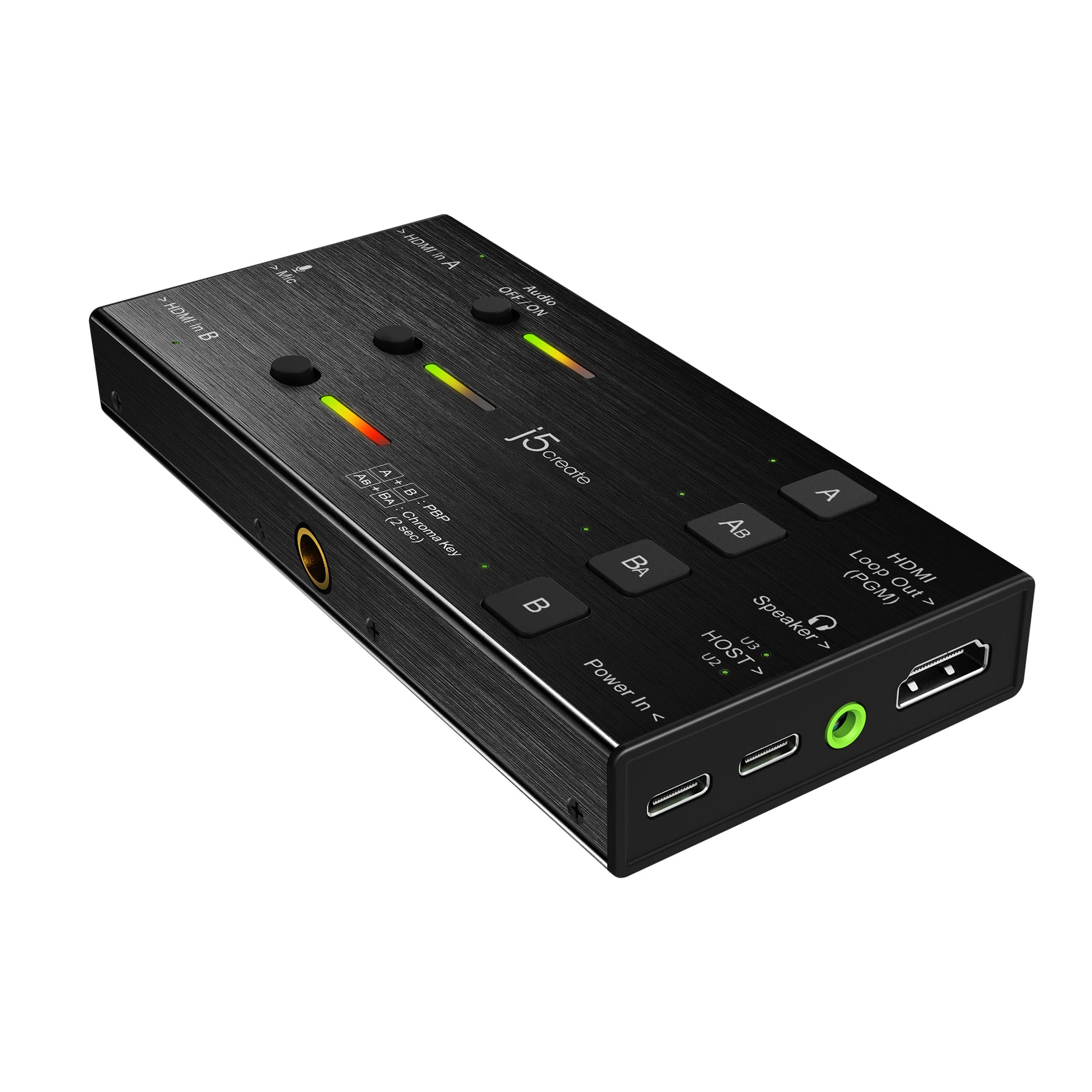 j5create JVA06 Dual HDMI Video Capture Card Black