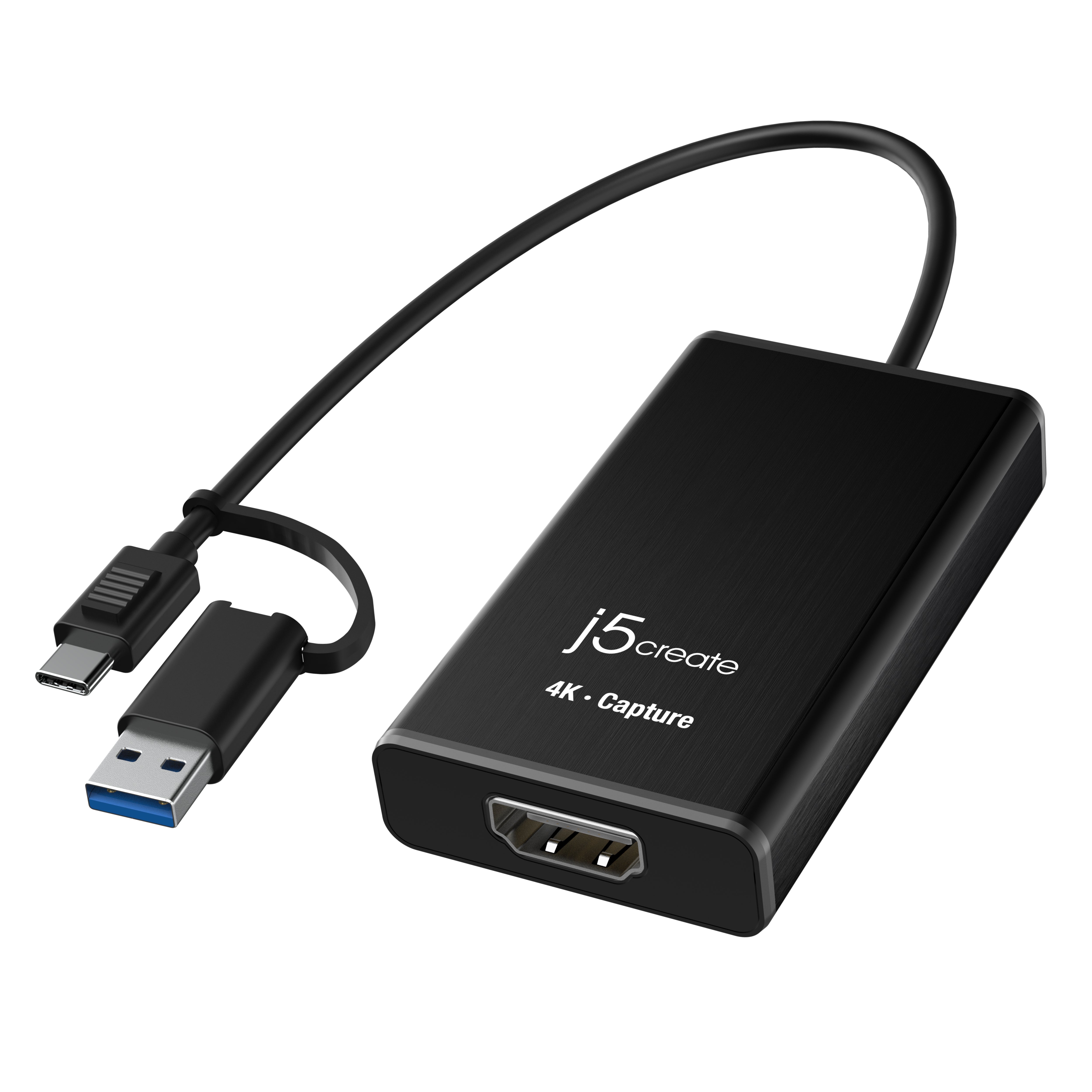 j5create JVA11 4K HDMI Capture Adapter Black