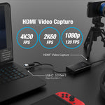 j5create JVA11 4K HDMI Capture Adapter Black