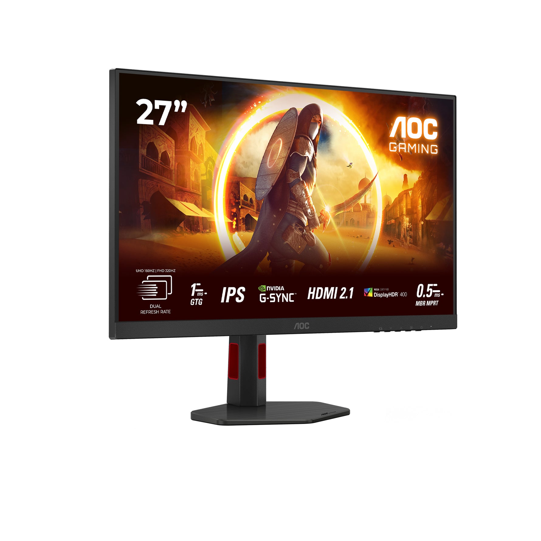 AOC U27G4R 27" 4K UHD Dual - Mode 160Hz/320Hz IPS Gaming Monitor - AOC | TechFinder UK