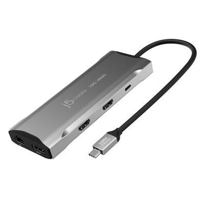 J5Create 4K60 Elite USB - C Triple - Monitor 10Gbps Mini Dock - j5create | TechFinder UK
