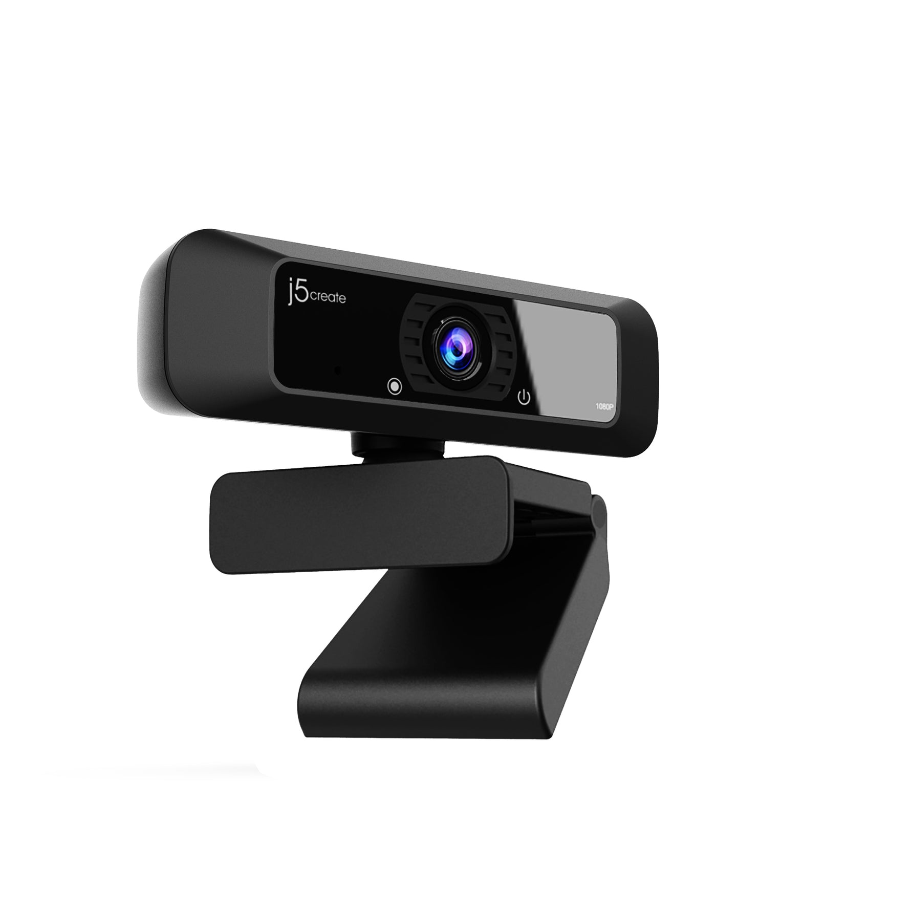 j5create JVCU100-N 1080p HD Webcam with 360° Rotation Black