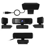 j5create JVCU100-N 1080p HD Webcam with 360° Rotation Black