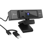 j5create JVCU435-N 4K Ultra HD Webcam with 5x Digital Zoom Black