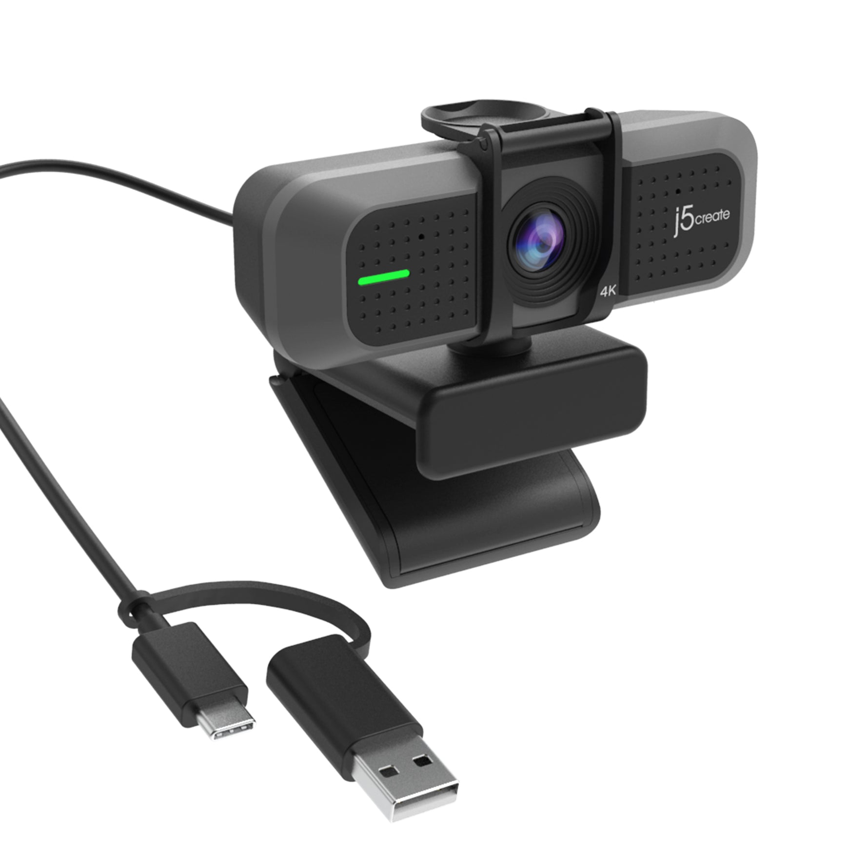 j5create JVU430-N 4K Ultra HD Webcam Black