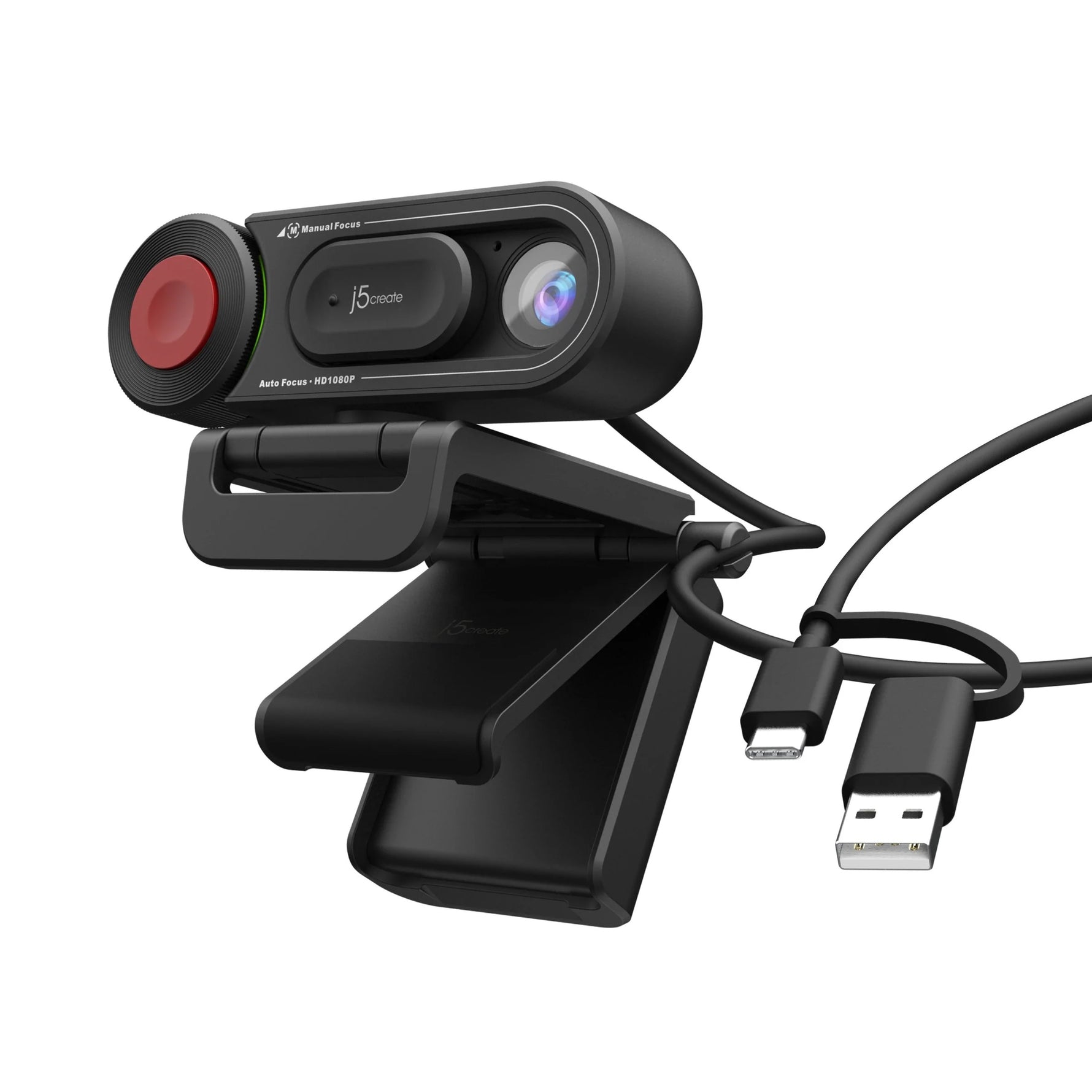 j5create JVU250-N 1080p HD Webcam with Auto-Focus Black