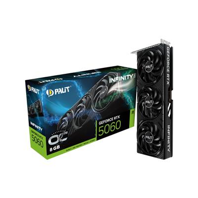 Palit GeForce RTX 5060 Infinity 3 OC 8GB GDDR7 Graphics Card - PALIT | TechFinder UK