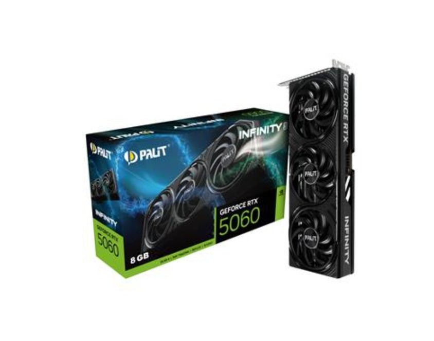 Palit GeForce RTX 5060 Infinity 3 8GB GDDR7 Graphics Card - PALIT | TechFinder UK