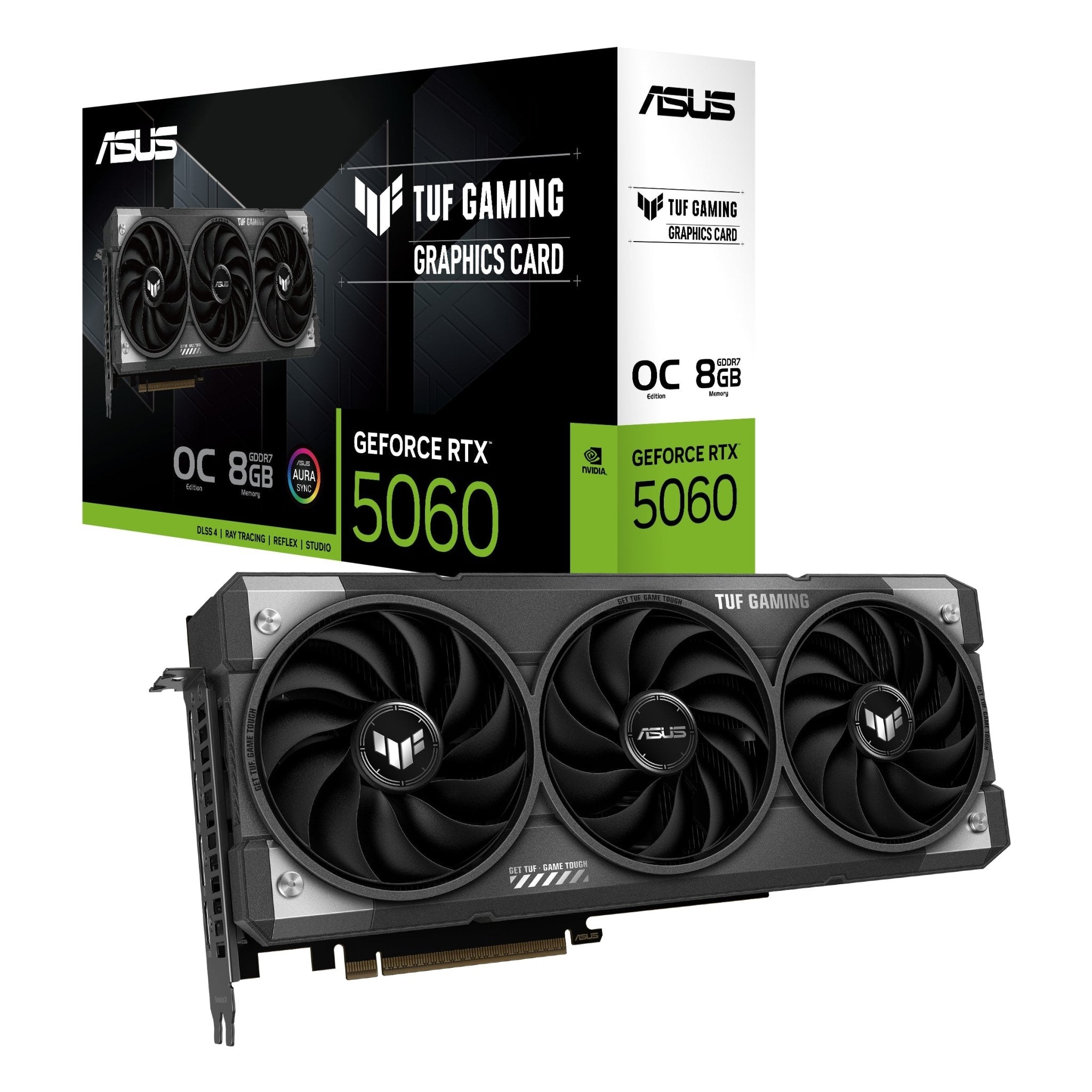 ASUS GeForce RTX 5060 TUF Gaming OC 8GB GDDR7 Graphics Card - ASUS | TechFinder UK
