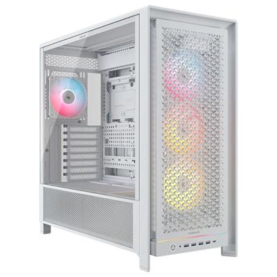 Corsair Frame 5000D RS ARGB Mid Tower Case - White - CORSAIR | TechFinder UK
