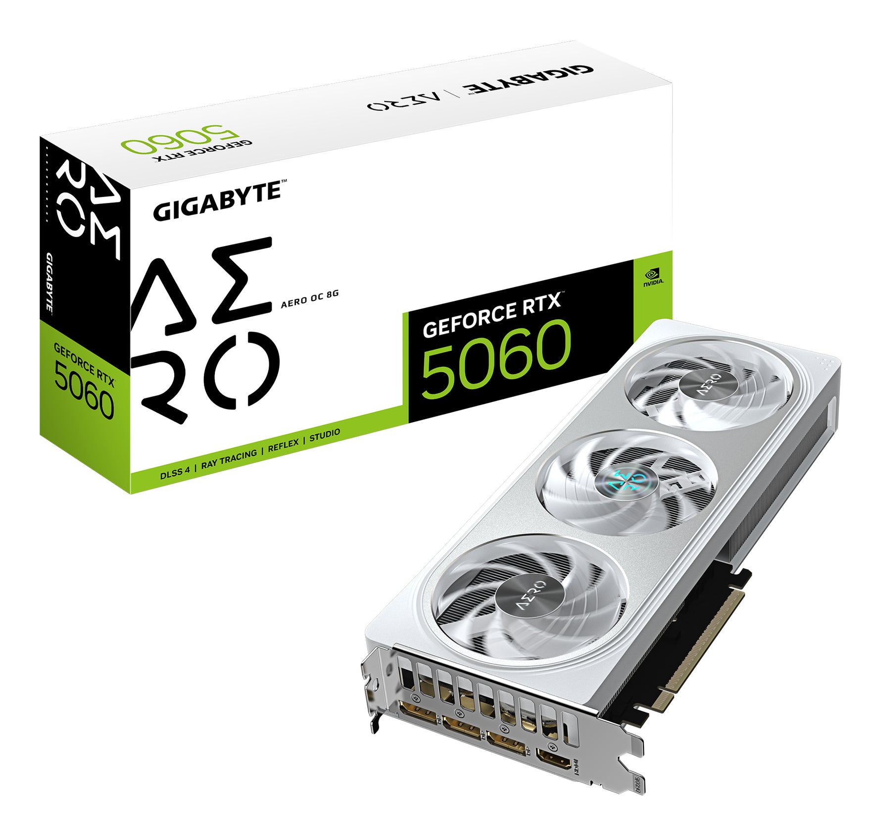 Gigabyte GeForce RTX 5060 Aero OC 8GB GDDR7 Graphics Card