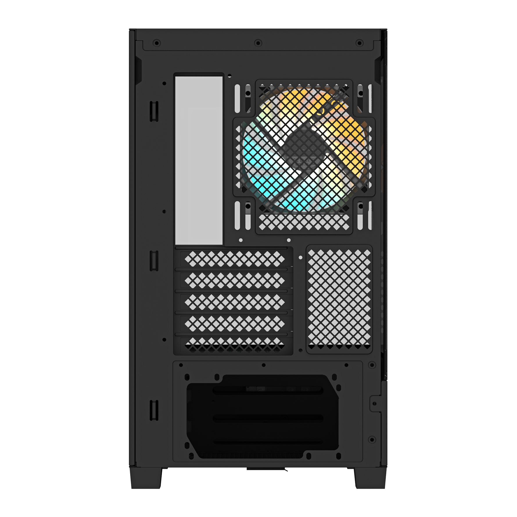 Gigabyte C201 Panoramic Mid Tower Case - Black - GIGABYTE | TechFinder UK