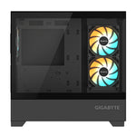 Gigabyte C201 Panoramic Mid Tower Case - Black - GIGABYTE | TechFinder UK
