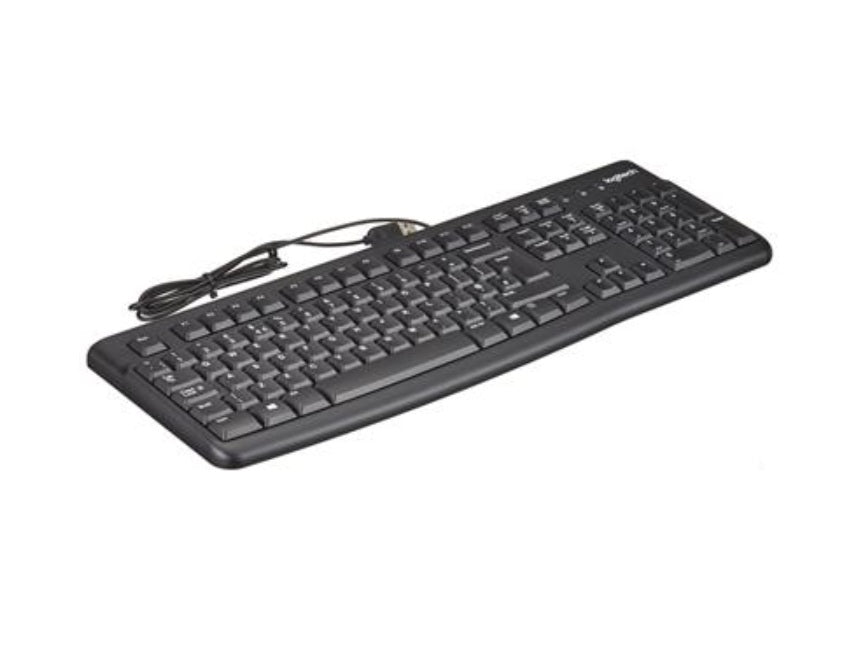 Logitech K120 Wired USB Keyboard (UK Layout, Black) - LOGITECH | TechFinder UK