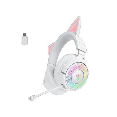 Razer Kraken Kitty V3 Pro Wireless RGB Gaming Headset (White) - RAZER | TechFinder UK
