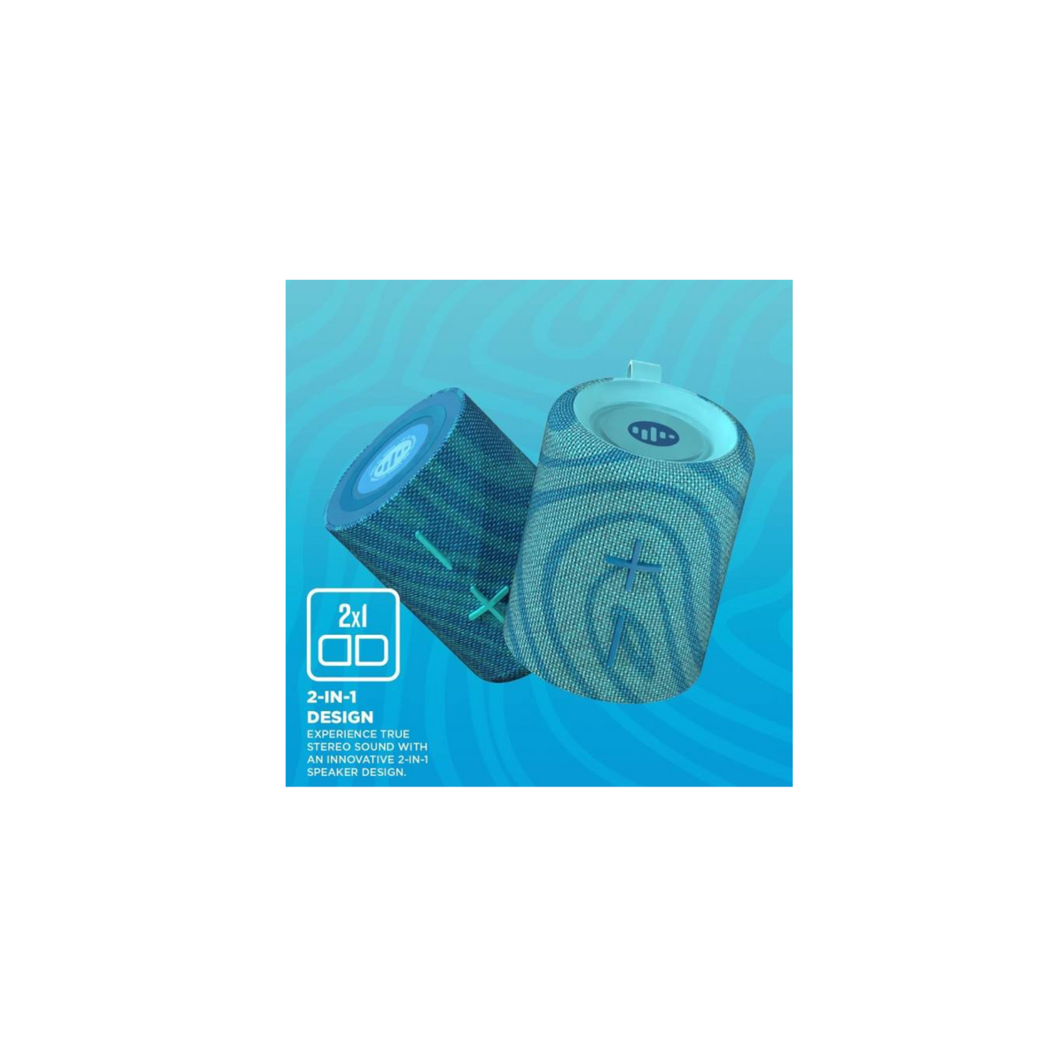 Stromberg Twin 2 Wireless Portable Speakers Blue