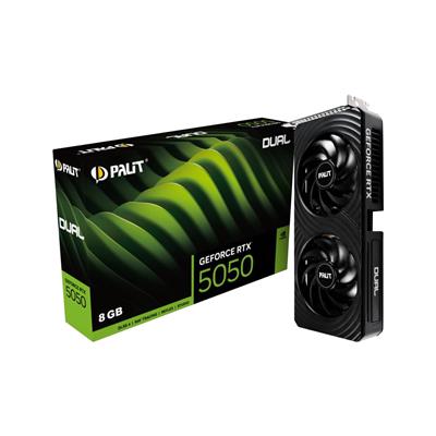 Palit GeForce RTX 5050 Dual 8GB GDDR6 Graphics Card - PALIT | TechFinder UK