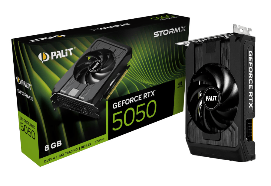 Palit GeForce RTX 5050 StormX 8GB GDDR6 Graphics Card - PALIT | TechFinder UK