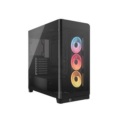 Corsair Frame 4500X LX - R RGB Mid Tower Case - Black - CORSAIR | TechFinder UK