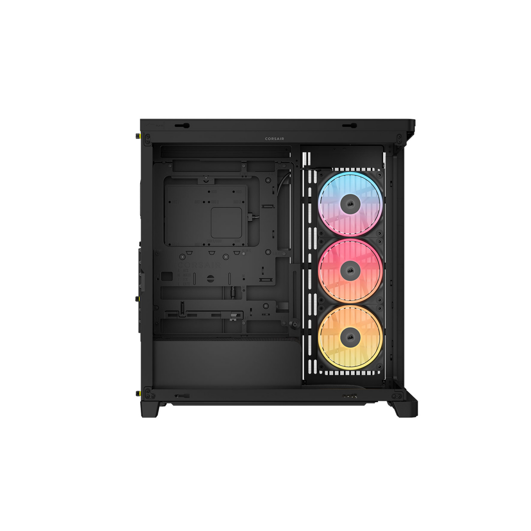 Corsair Frame 4500X LX-R RGB iCUE LINK Mid Tower Case - Black