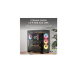Corsair 3500X LX-R RGB iCUE LINK Mid Tower Case - Black