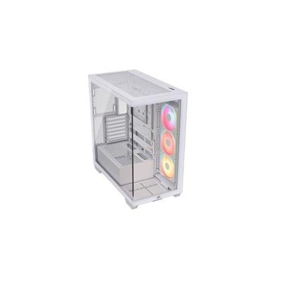Corsair 3500X LX - R RGB Mid Tower Case - White - CORSAIR | TechFinder UK