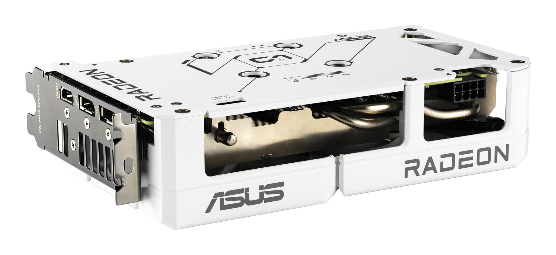 ASUS Radeon RX 9060 XT Dual White 16GB GDDR6 Graphics Card