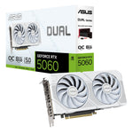 ASUS GeForce RTX 5060 Dual OC White 8GB GDDR7 Graphics Card - ASUS | TechFinder UK