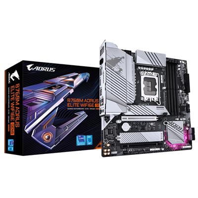 Gigabyte B760M AORUS Elite WiFi6E Gen5 B760 LGA1700 M - ATX - GIGABYTE | TechFinder UK