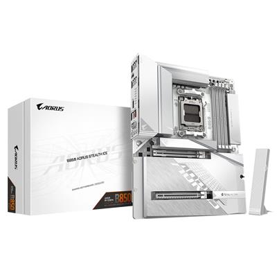 Gigabyte B850 AORUS Stealth ICE B850 AM5 ATX - GIGABYTE | TechFinder UK