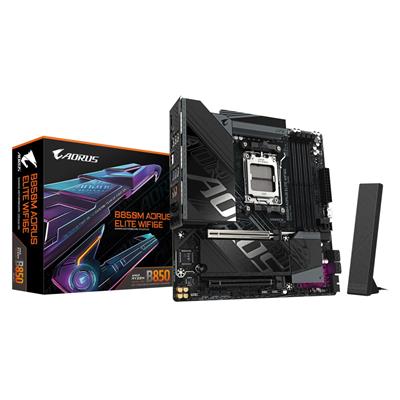 Gigabyte B850M AORUS Elite WiFi6E B850 AM5 M - ATX - GIGABYTE | TechFinder UK