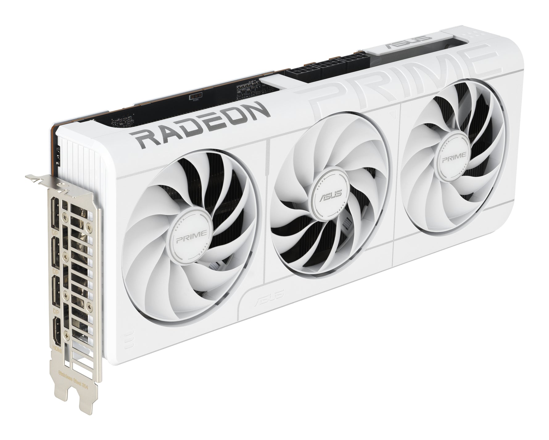 ASUS Radeon RX 9070 XT Prime OC White 16GB GDDR6 Graphics Card