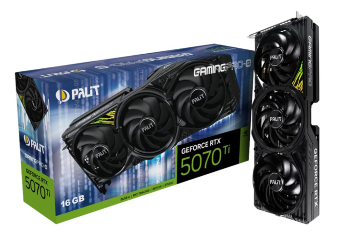 Palit GeForce RTX 5070 Ti GamingPro-S 16GB GDDR7 Graphics Card