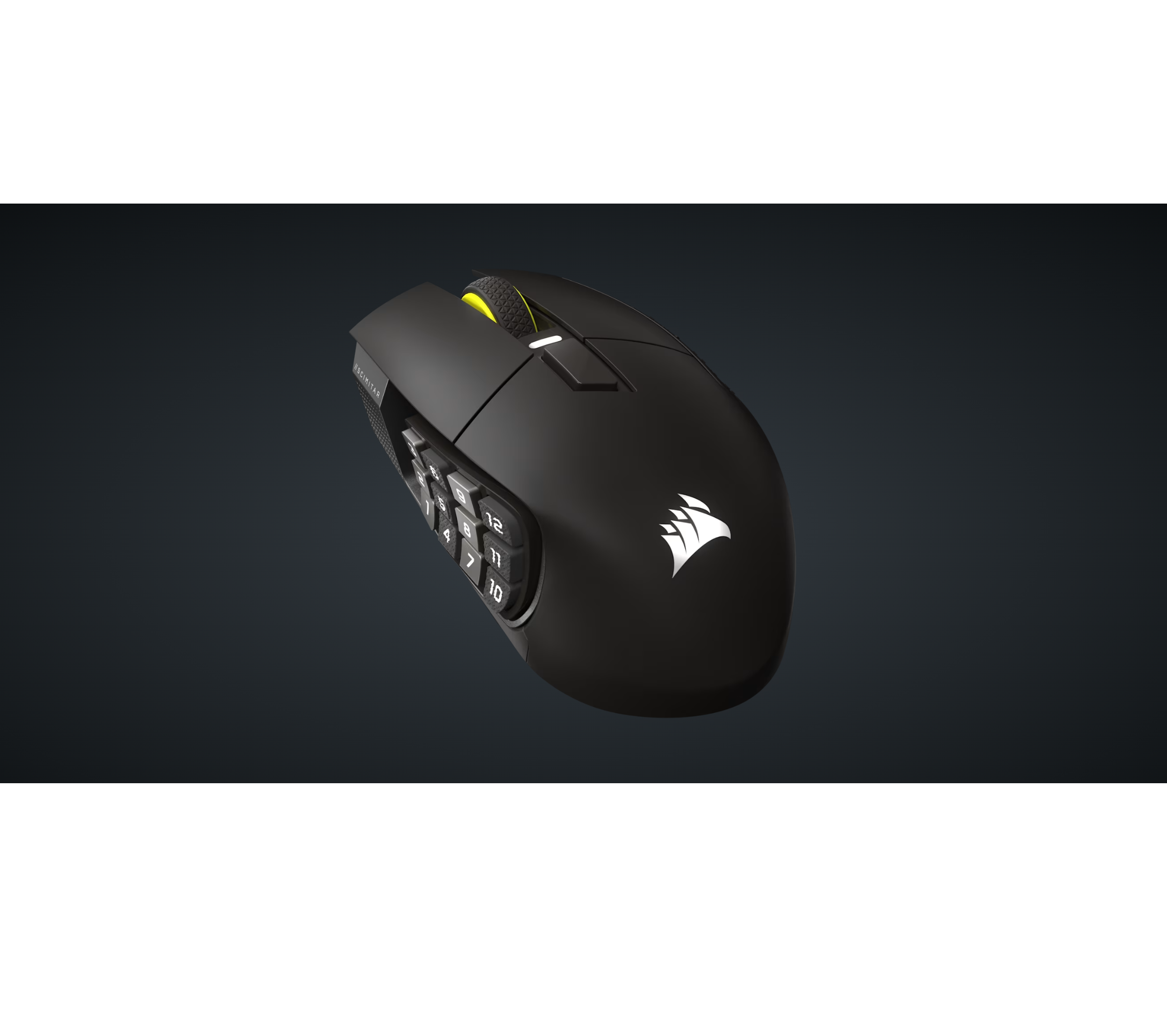Corsair Scimitar Elite SE Wireless MMO Gaming Mouse Gun Metal