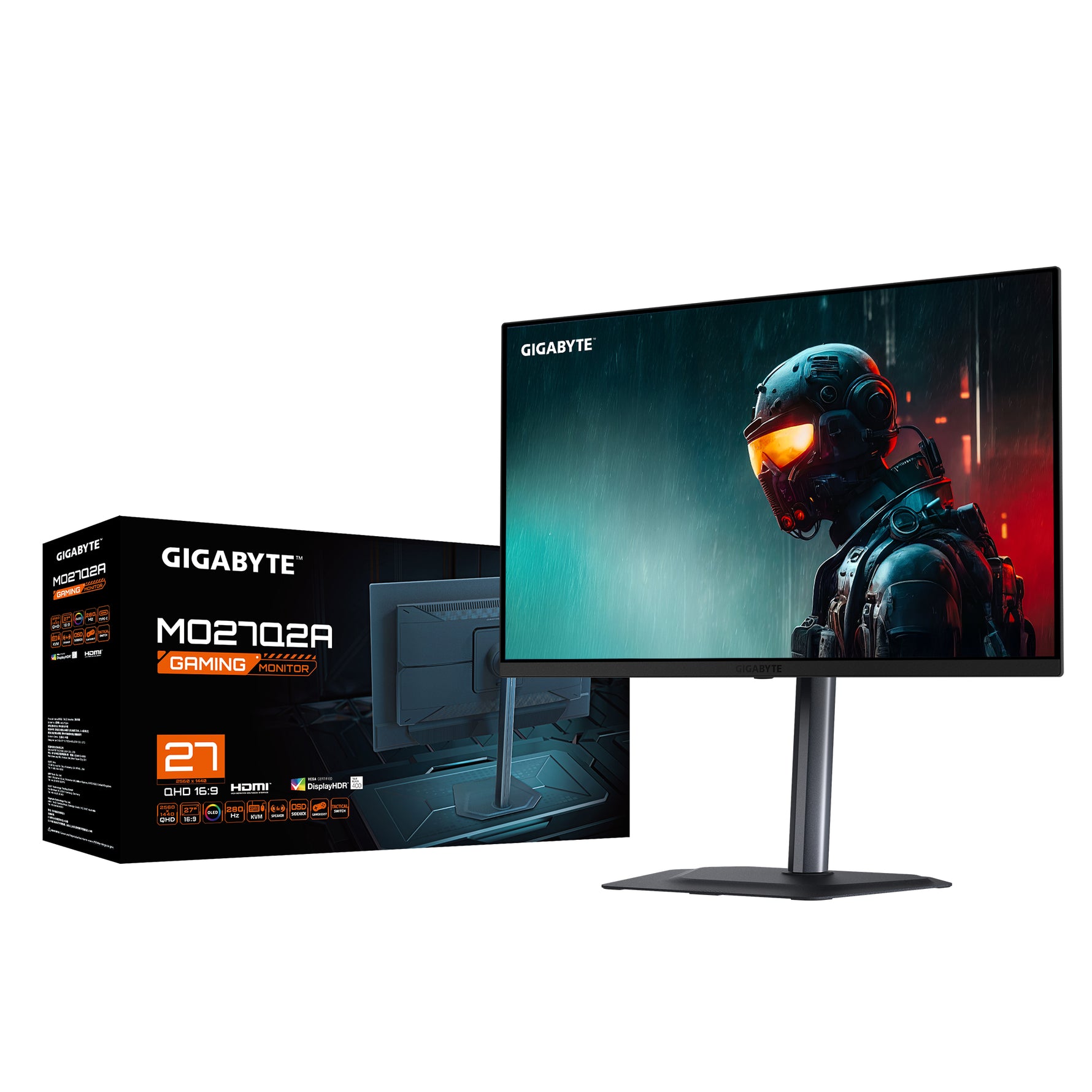 Gigabyte MO27Q2A 27" QHD 280Hz QD-OLED Gaming Monitor (Black)