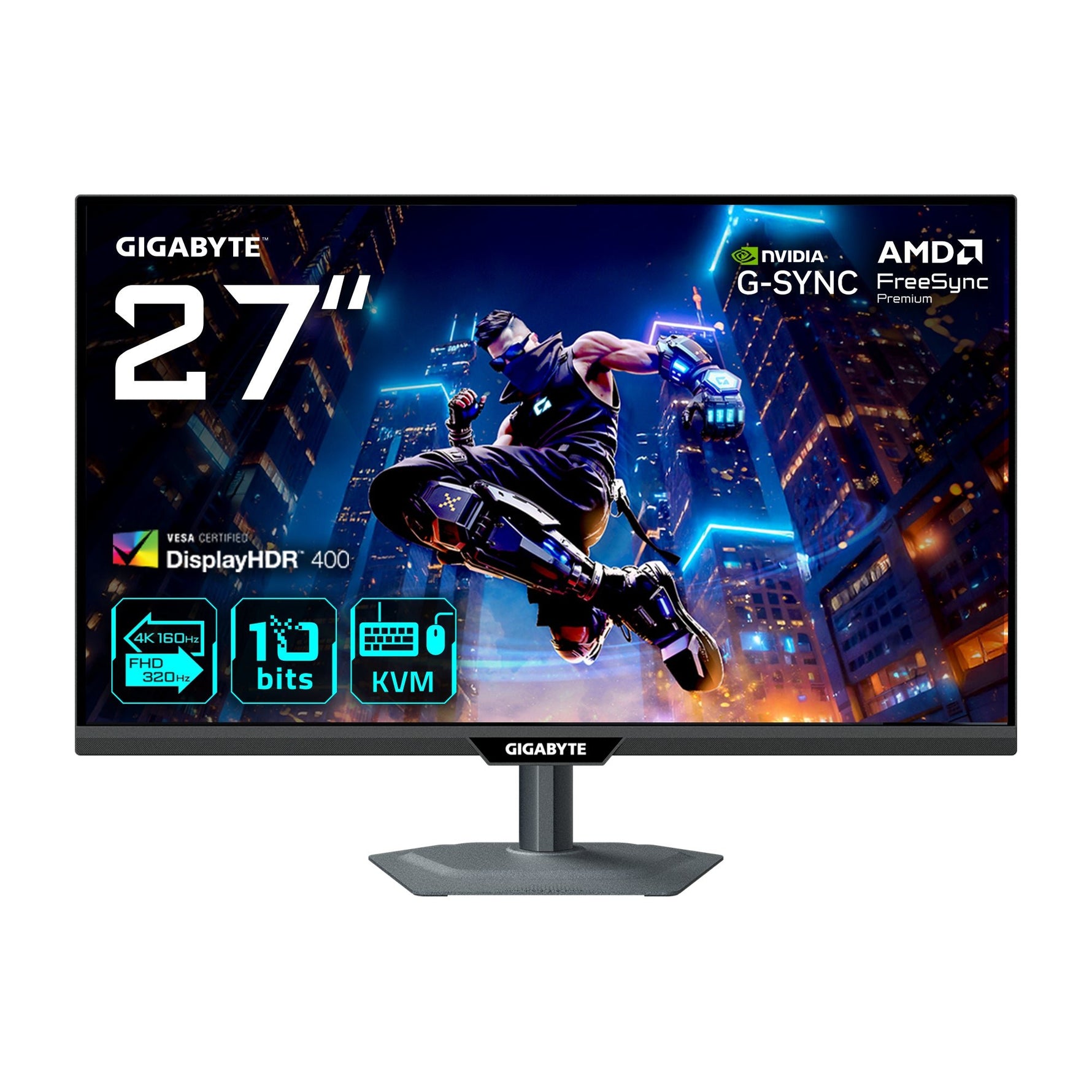 Gigabyte M27UP - EK 27" 4K UHD 160Hz SS IPS Gaming Monitor - GIGABYTE | TechFinder UK