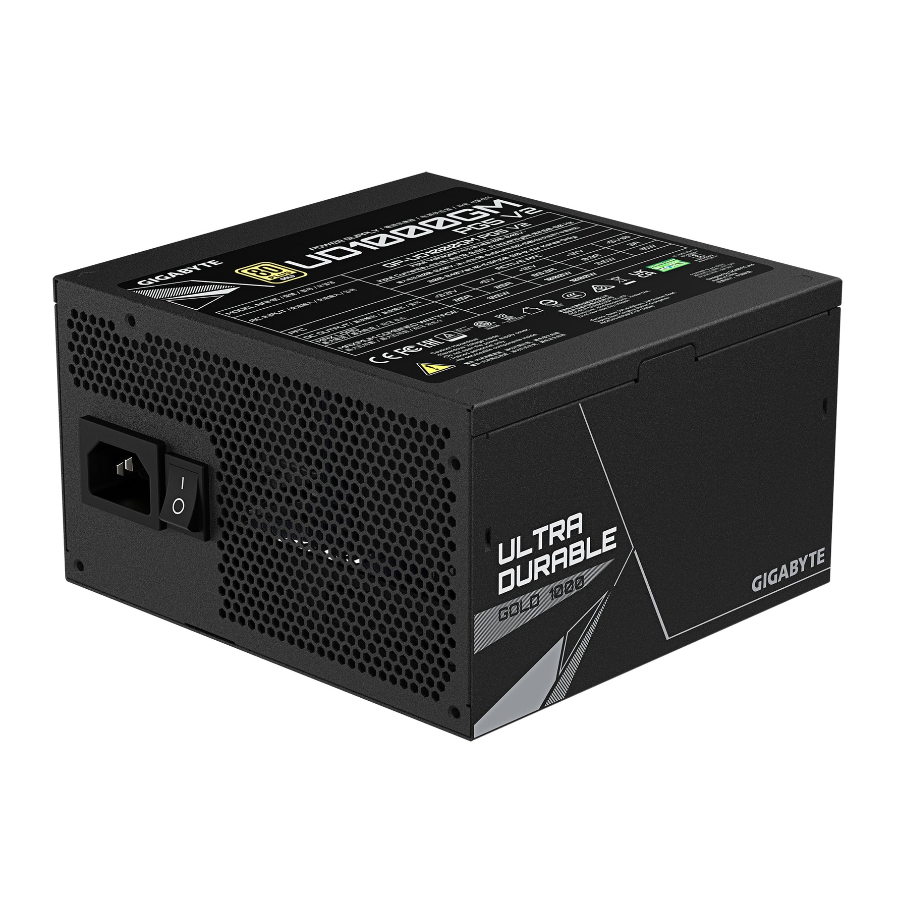 Gigabyte UD1000GM PG5 V2 1000W ATX 3.1 Fully Modular Power Supply
