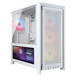 Corsair Frame 4000D LCD RS ARGB Mid Tower Case - White - CORSAIR | TechFinder UK