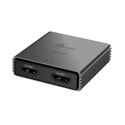J5CREATE 8K HDMI 2.1 2 - WAY SPLITTER - J5CREATE | TechFinder UK