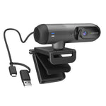 j5create JVU302-N 2K AI-Powered Webcam with Auto-Focus Black