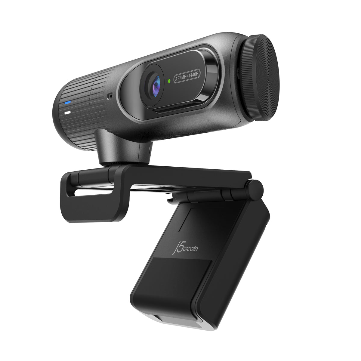 j5create JVU302-N 2K AI-Powered Webcam with Auto-Focus Black